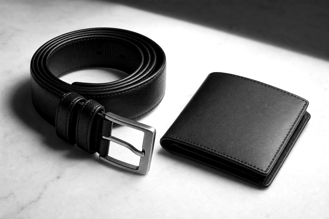 Belt & Wallet Combo — Gents Purses & Belts